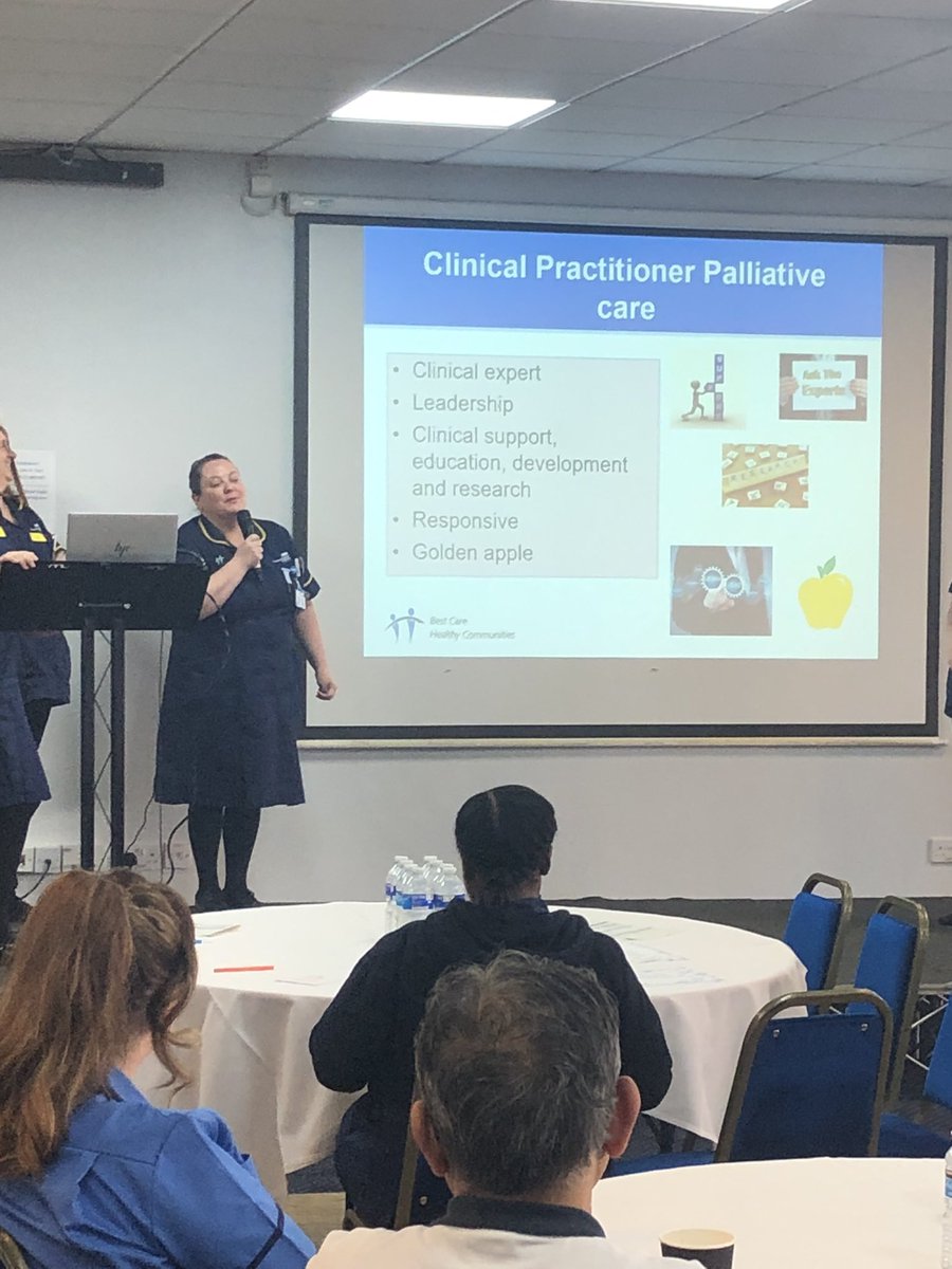 3rd presenting at the ACS celebration day are community nursing group show casing transformation, self care , palliative care and the PCN role. <a href="/Power180582/">Rebecca Power</a> <a href="/natashaljones12/">Natasha Jones</a> <a href="/tabithaceridwen/">tabitha breeze</a>