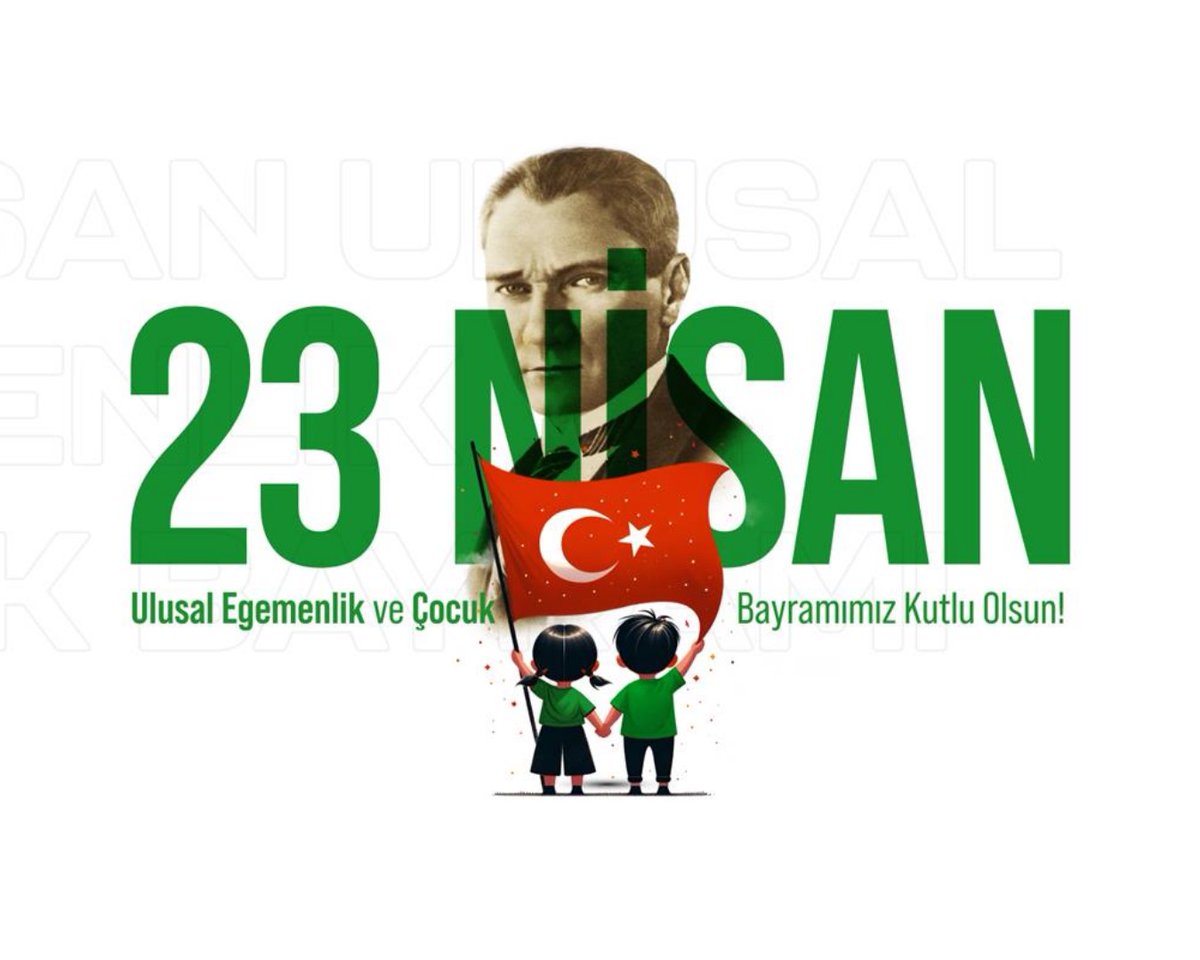 23 Nisan Ulusal Egemenlik ve Çocuk Bayramımız Kutlu Olsun!🇹🇷

Bugün, Mustafa Kemal Atatürk'ün milletimize armağan ettiği en anlamlı günlerden biri olan 23 Nisan Ulusal Egemenlik ve Çocuk Bayramımızı büyük bir coşkuyla kutluyoruz.

@iuefsosyoloji 
@istanbuledutr