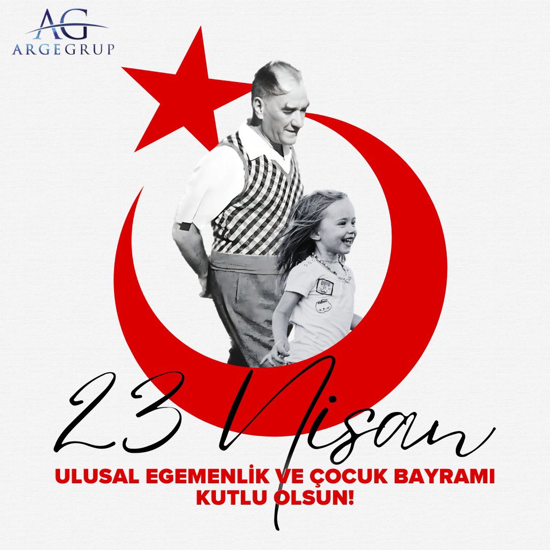 Mustafa Kemal Atatürk’ün tüm dünya çocuklarına armağan ettiği 23 Nisan Ulusal Egemenlik ve Çocuk Bayramımız kutlu olsun! #23Nisan #23NisanUlusalEgemenlikveÇocukBayramı