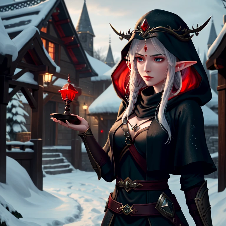 x645th's tweet photo. #CuteGirl #Waifu #SFM #Village #autumm #fall #elf #assassin #hood #crystal https://t.co/vintNyUUv3
