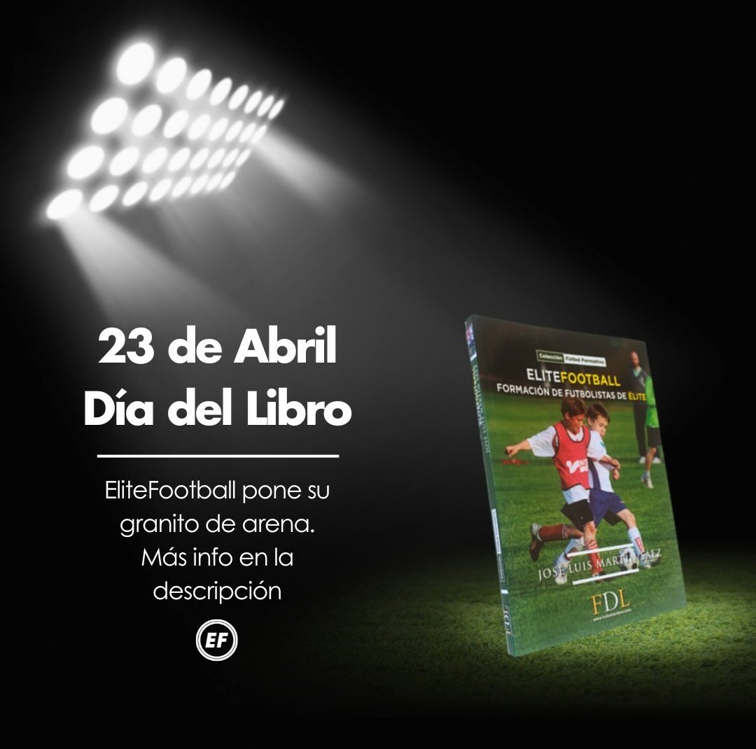 ⚽️ ¿Te apasiona la formación de jugadores de fútbol base?

📘 EliteFootball es tu libro de técnica, táctica y metodología de entrenamiento.

🔝 Un manual sencillo para entrenadores de todos los niveles.

Hazte con uno aquí 👇
elitefootball.es/libro

#DíaDelLibro #LibrosDeFútbol