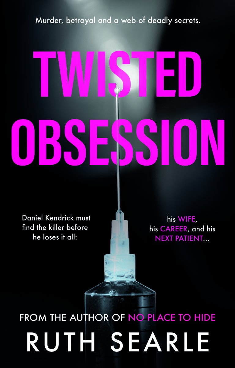RuthSearle1's tweet photo. Really excited to have the second thriller in my Daniel Kendrick series, Twisted Obsession, being published on 28th April! See the book trailer on my author website: https://t.co/9xvbgp08bg https://t.co/5Z7eP33qoF