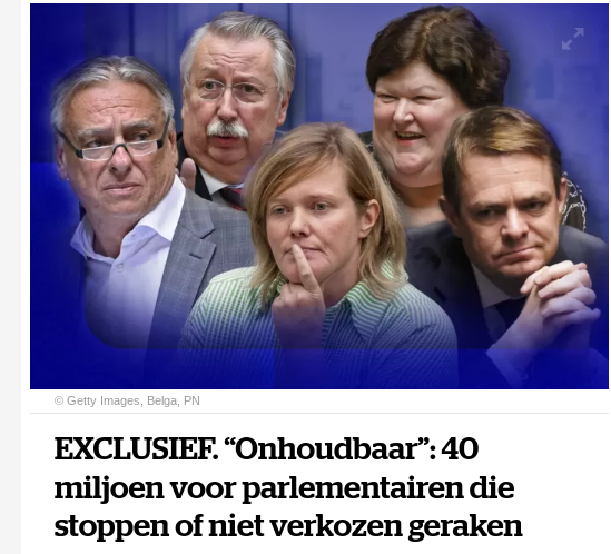 Dit zijn dezelfde mensen die verkondigen dat een leefloon geen "win for life" mag zijn, toch?