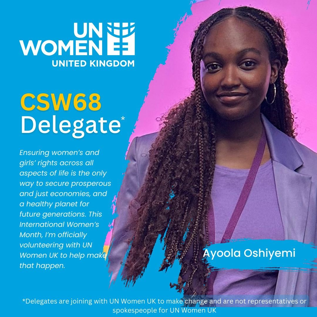 We recently caught up with Ayoola Oshiyemi (Hood, 2023) who was selected to take part in the United Nations Commission on the Status of Women (CSW68) which took place from 11 – 22 March 2024.

Read more here: tinyurl.com/ytvxsuxe

#PartofRHS #ConnectInspireBelong #RHSInspires