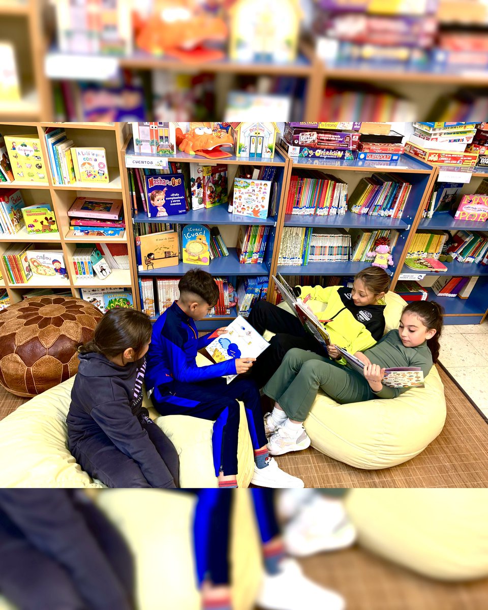 CeipMalaga's tweet photo. ¡Feliz día del libro! Os mostramos algunos de los momentos que nuestro alumnado pasa en nuestra biblioteca. @AndaluciaJunta @EducaAnd @malaga @cepmalaga 

🏫 CEIP Manuel Altolaguirre
☎️951 29 88 56
📍Calle Arlanza, 6
📧 29006131.edu@juntadeandalucia.es https://t.co/yCPxuYw901
