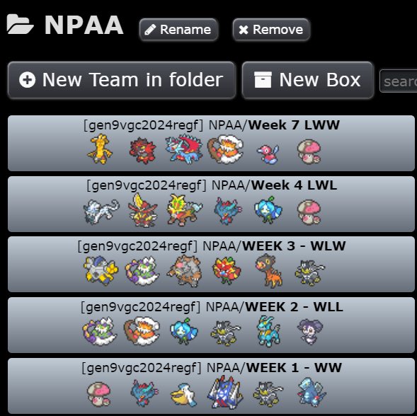 We unfortunately end our run in top 4 of NPAA, but im proud of how we did as a team! This was my first ever time competing in a big team league that isnt world cup. Ty <a href="/dasagoodcannoli/">Sweet tooth 🦕</a> <a href="/JeanMarcVGC/">NS | JeanMarc</a> <a href="/RKD_MH_TBH/">RKD_TBH</a> for the opportunity to play for <a href="/SBlizzards/">⭐Snowbelle Blizzards</a> 🤝