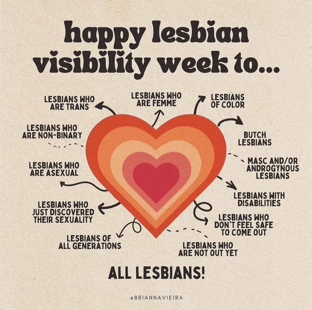Happy lesbian visibility week