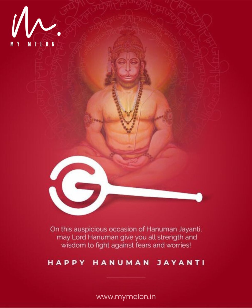 Happy Hanuman Jayanti ✨ 

Book FREE Consultation Now 💯
📞 +91 87002 83806
🌐 mymelon.in

#MyMelon #ॐ_हं_हनुमंते_नमः #hanumanjayanti #hanuman #socialmediamarketing #digitalmarketing #brandmanagement #branding #performancemarketing