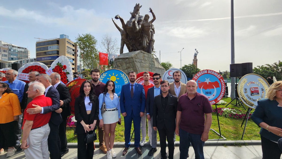 İYİ Parti Antalya İl Başkanlığı olarak, Cumhuriyet Meydanı'nda gerçekleşen 23 Nisan Ulusal Egemenlik ve Çocuk Bayramımızın coşkusuna ortak olduk. 23 Nisan Ulusal Egemenlik ve Çocuk Bayramımız kutlu olsun!