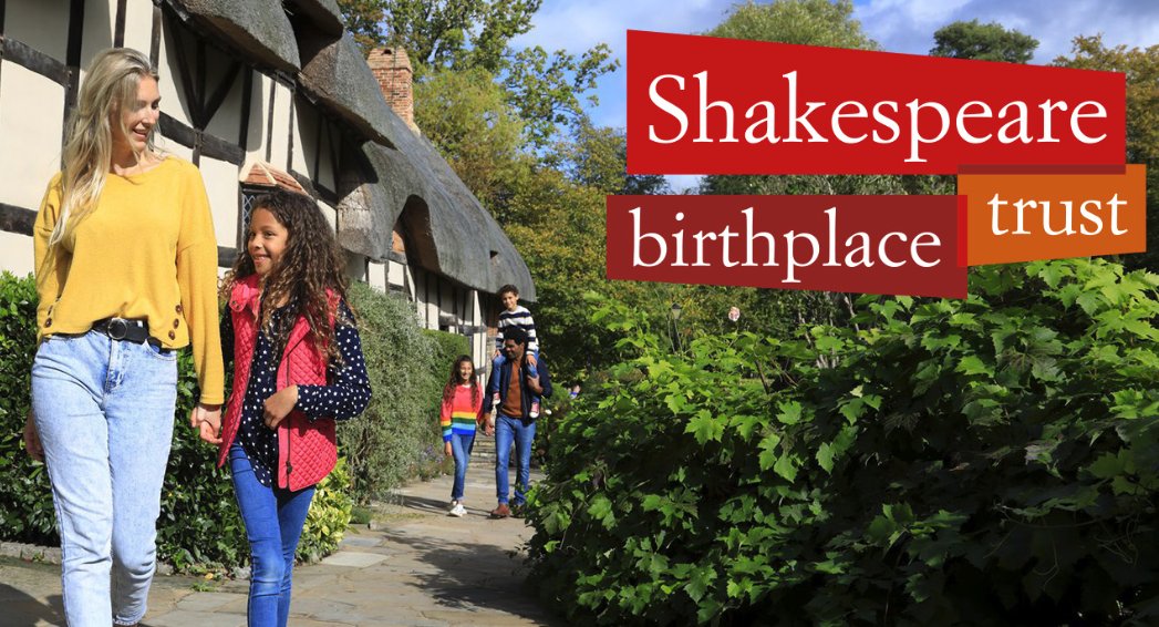 Happy 460th birthday Shakespeare! 🥳 

We are proud to announce that we have partnered with another iconic Shakespeare institution - the <a href="/ShakespeareBT/">Shakespeare B Trust</a> 🏡

Now that’s what we call a birthday present! 🎊

Find out more: shakespeare.org.uk
