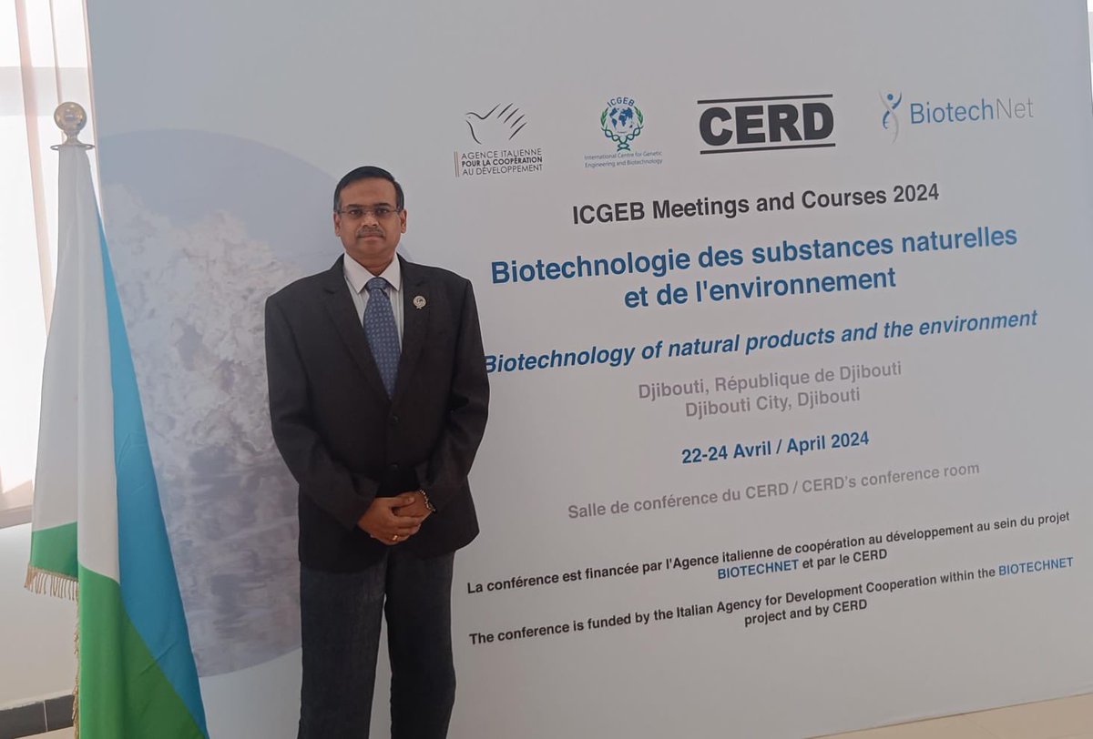 We warmly welcome #Djibouti, an East African nation, as our 69th Member Country. And here is a celebration that befits the occasion, a special meeting in the form of a joint collaborative initiative by @ICGEB & #CERD-Djibouti, titled ‘Biotechnology of Natural Products and the