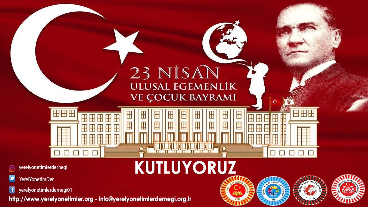 23 NİSAN ULUSAL EGEMENLİK VE ÇOCUK BAYRAMI KUTLU OLSUN. #23NisanUlusalEgemenlikveCocukBayramı