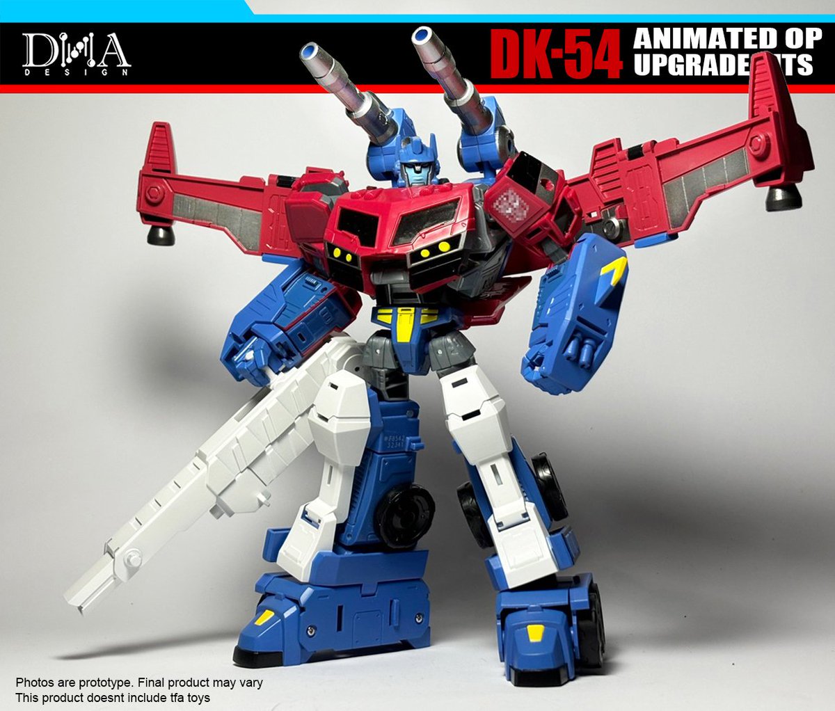 TFHypeGuy's tweet photo. DNA DESIGN ANIMATED OPTIMUS KIT!

DNA came out SWINGING with this one, definitely redeemed themselves!

This might just be THEIR BEST KIT! https://t.co/0YX5jD35ui