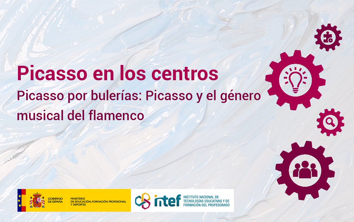 🎒Picasso por bulerías: una experiencia interdisciplinar del IES Turaniana de Roquetas de Mar #AñoPicasso #Picassoenloscentros

🖼️💃Descubrimos la relación entre la obra de Pablo Picasso y el género musical del flamenco

🖱️Conoce la experiencia en intef.es/picasso_centro…