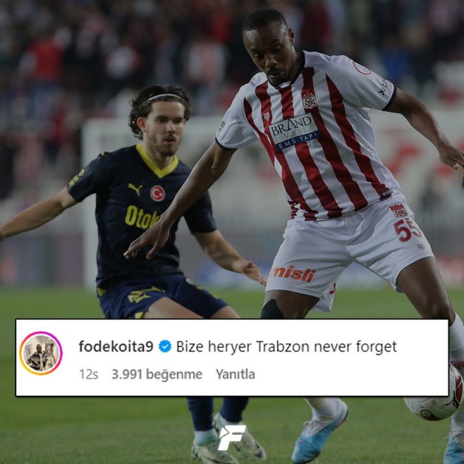 🗣️ Fode Koita: “Bize her yer Trabzon asla unutma. Ben sonuna kadar Trabzonluyum.”