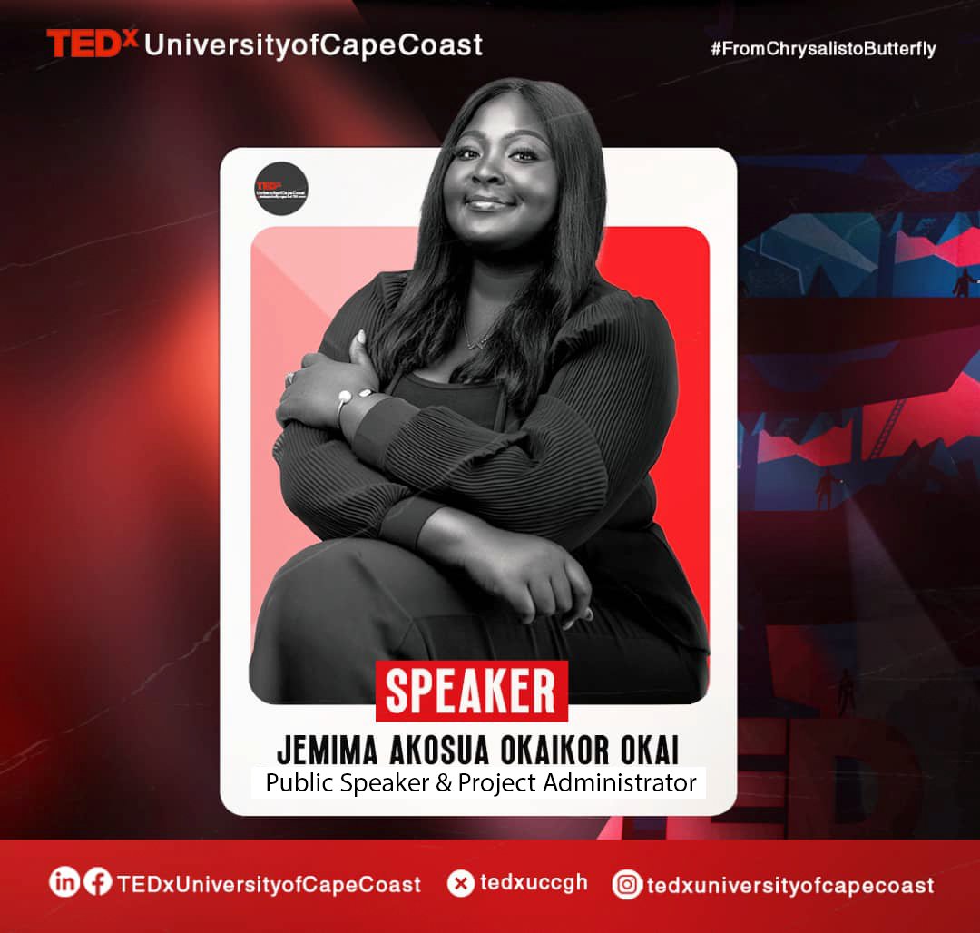 tedxuccgh's tweet photo. Speakers Announcement 🔊🔥
We are pleased to inform you that @gemonpurpose and Infragilis Ayeyi will be speaking at @tedxuccgh! 🔥🤗
#TEDxUniversityofCapeCoast #UnlockPotentials #chrysalistobutterfly #tedxevent #IdeasWorthSpreading https://t.co/Rot2Vczidt