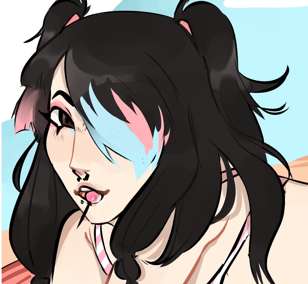 Cl0wnCryptiid's tweet photo. I cannot be bothered to make fanart when theres a little demon in my head #ocart #CLIPSTUDIO https://t.co/ItHgjKJhlu