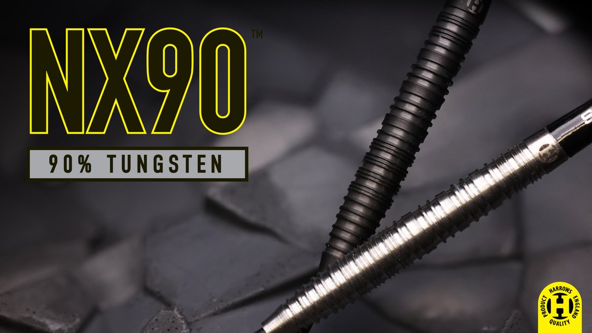 NX90 Available in both natural tungsten and black, these darts combine ringed, micro and scalloped giving the dart a unique feel. What version is your favourite? #MadeInEngland #BlackEdition