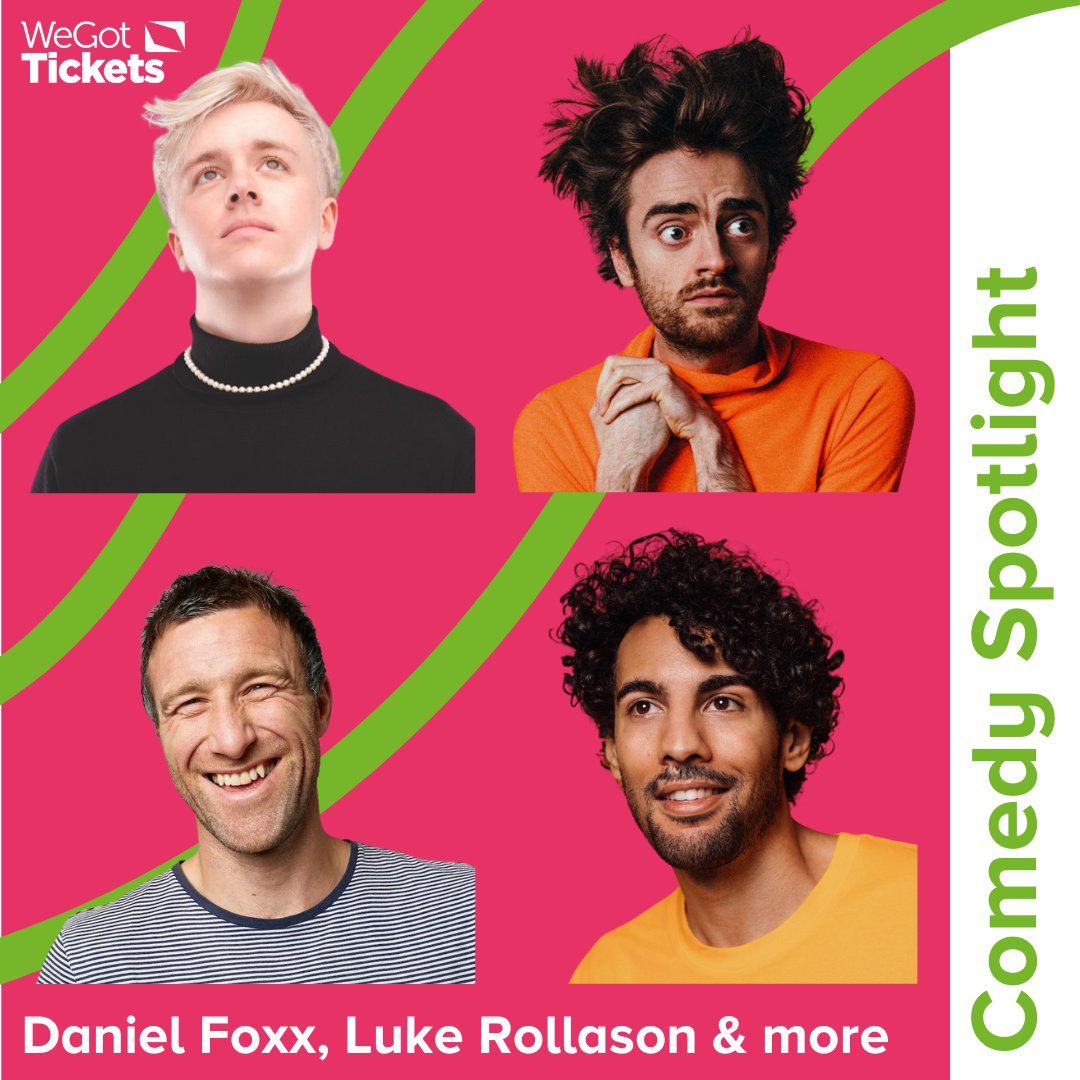 Next up for live comedy tonight - @dnlfoxx plays a sold out show for @NCFComedy and there's tickets for @a_tweety_bird at @XSMalarkey, @LukeRollason, @MrDarcyRoberts & more at @SofaSofunny plus a great show with Comedy In Your Eye. #WGTComedySpotlight 🎟️ wegottickets.com/af/586/comedys…