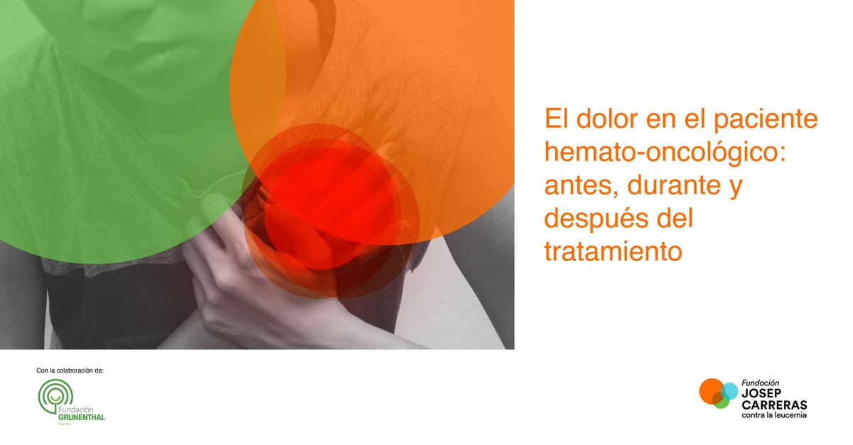 La @fcarreras junto a la #FundaciónGrünenthal, ha publicado la Guía ‘El dolor en paciente hemato-oncológico: antes, después y durante el tratamiento’. Incluye recomendaciones para manejar el #dolor asociado a estas enfermedades hematológicas.
¡Descúbrela!👉fundaciongrunenthal.es/fundacion/con-…