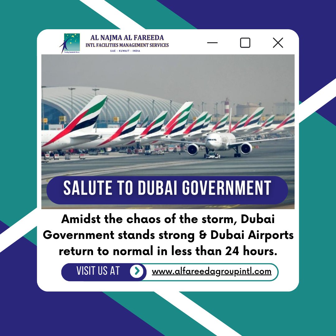 Grateful to Dubai Government for keeping us safe during challenging weather conditions. Acknowledging those who safeguard our well-being is key to fostering a safer community.
#dubaigovernment #CommunityHeroes #safetyfirst #gratitudejourney #dubaistrong #RainyDayHeroes