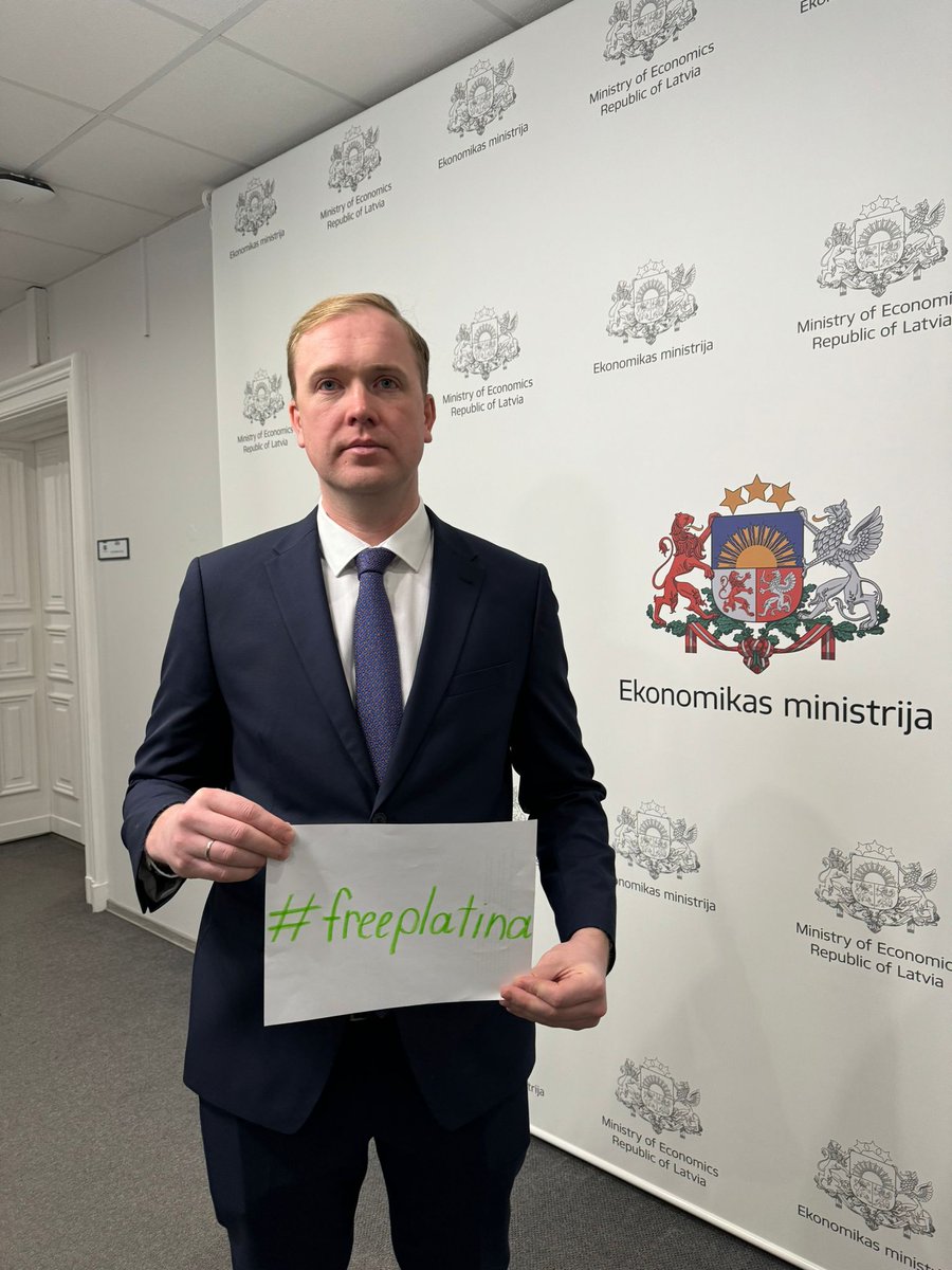 Šis ir kārtējais pierādījums tam, ka braukt uz Krieviju nav droši! Esmu pārliecināts, ka @Braze_Baiba un @Latvian_MFA jau strādā pie tā, lai Latvijas pilsonis pēc iespējas ātri un droši atgrieztos mājās! #freeplatina