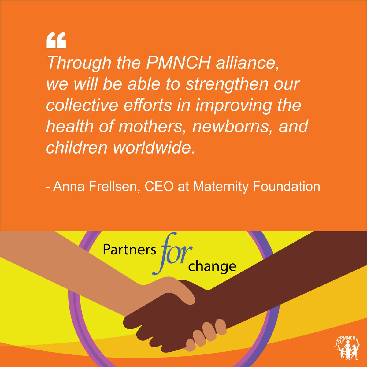 We are proud to join the @PMNCH alliance to further elevate the maternal, newborn, and child health agenda together with 1,300+ partners across nearly 130 countries. We are #PartnersForChange #ForEveryWomanChildAdolescent 👉bit.ly/3Juse1Z