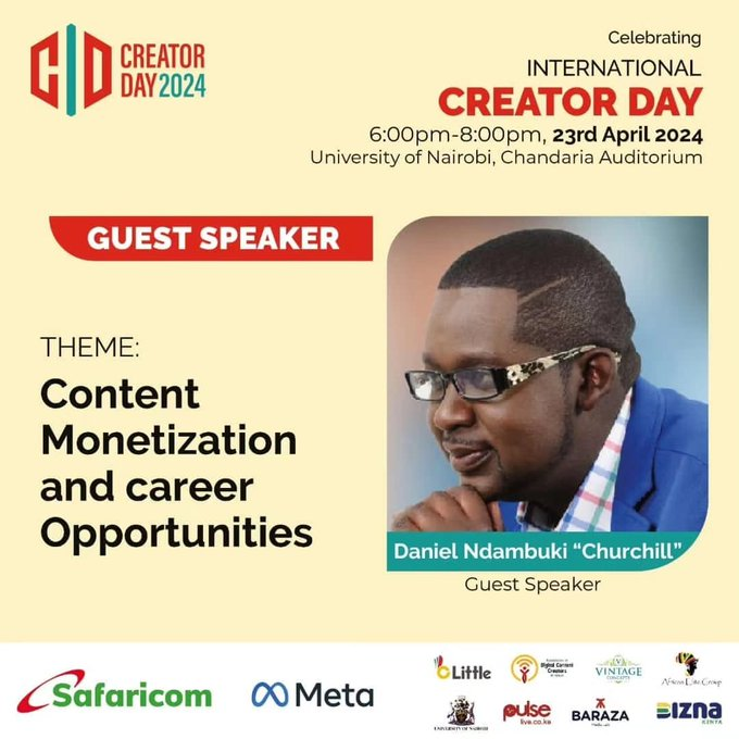 The stage is set, the excitement is palpable ! Come and be part of the International Creator Day Event at The University of Nairobi today. 
 #CreatorDayKe