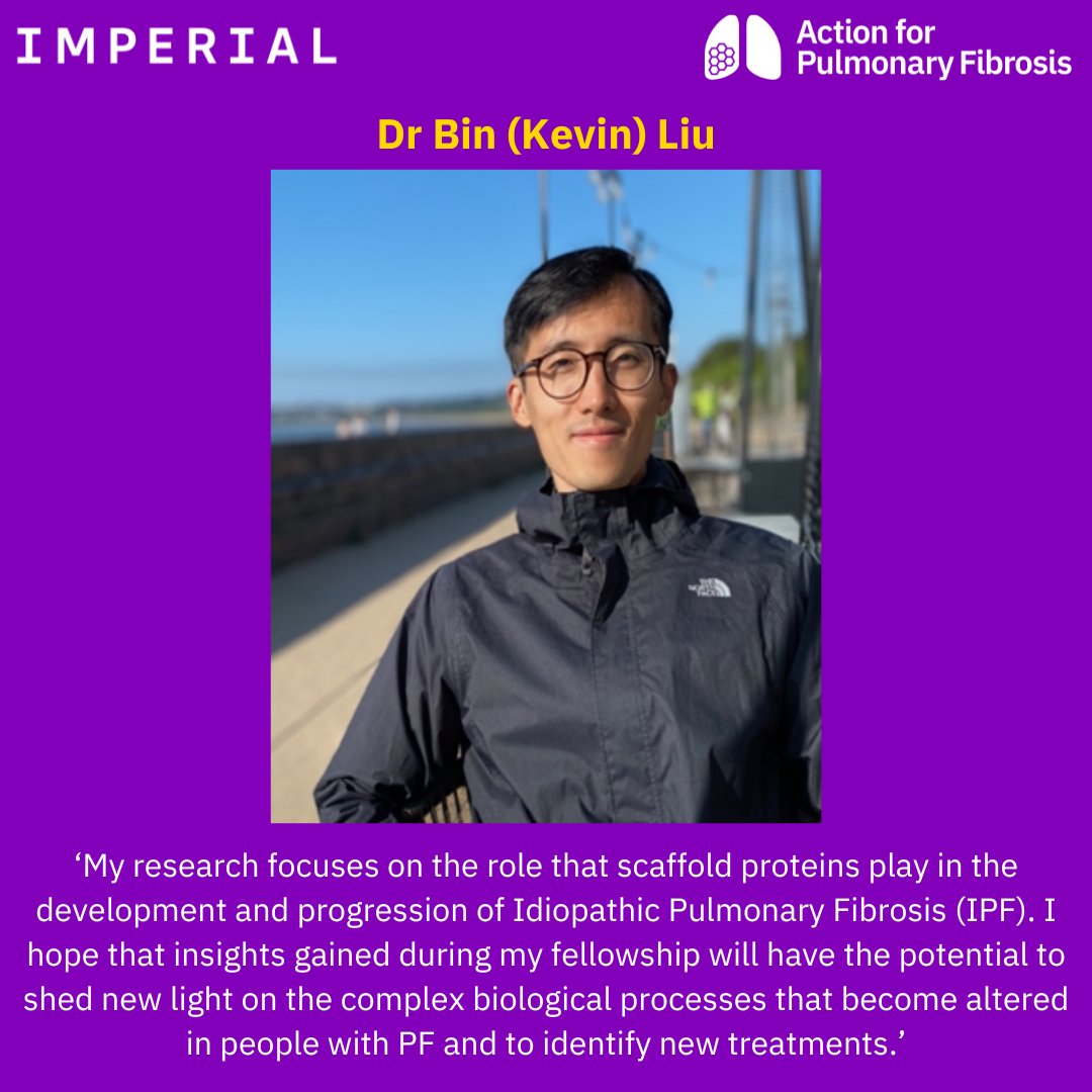 Want to help shape the future of #PF research? Dr @KevinBinLiu1, our newly funded researcher, is looking into the genetic causes of #IPF. For his #research, he needs people affected by PF to join his Research Advisory Group. Find out more here: actionpf.org/research-info/…