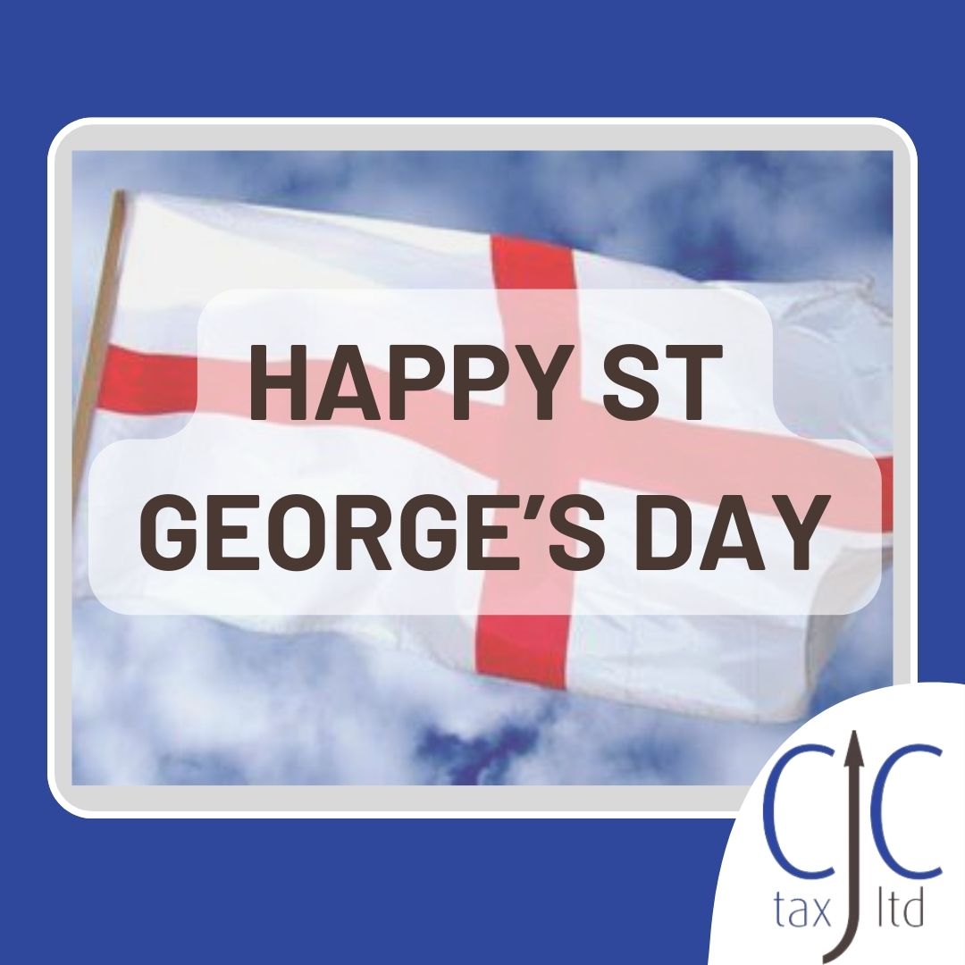 Happy St. George's Day 2024 🏴󠁧󠁢󠁥󠁮󠁧󠁿

#stgeorgesday2024
#cjctax 
#Huddersfield