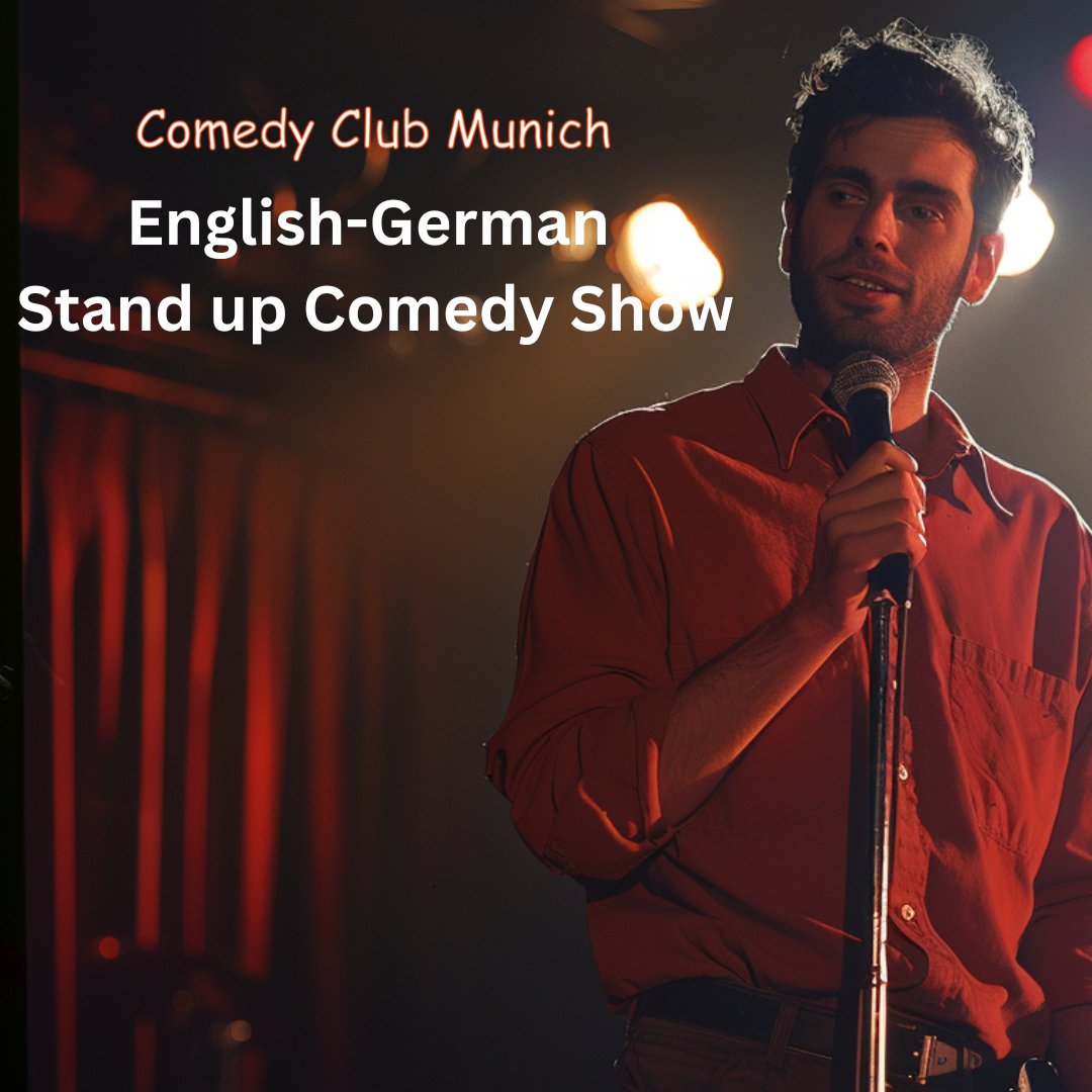 Dive into a laughter-filled abyss at Comedy Club Munich's bilingual comedy extravaganza! Featuring top comedic talents, this event promises uproarious entertainment in English and German.  April 27, 20:00 at Theater Drehleier.  #Comedy #Mun  comedy-club-munich.com/Apr24