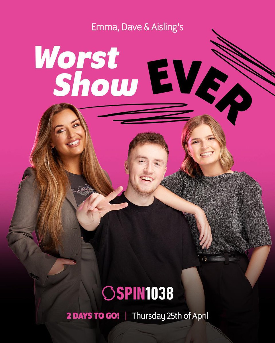 What do you think will happen on the #WorstShowEver?😱 Let us know in the comments 👇 Find out LIVE this Thursday 25th from 7am with Emma, Dave and Aisling on Fully Charged! Listen via the @GoLoudApp