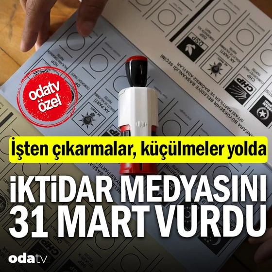 #31martseçimleri
#AKP’nin hezimeti iktidar medyasını vurdu
#CHP’ye geçen belediyeler reklamları kesti
Bazı yayın organları küçülmeye gitti veya kapandı
Desenize Yalanlar iftiralar
Dezenformasyonlar
Algı operasyonları azalacak
Bazıları korkulu düş görecek👻
odatv.com/guncel/iktidar…