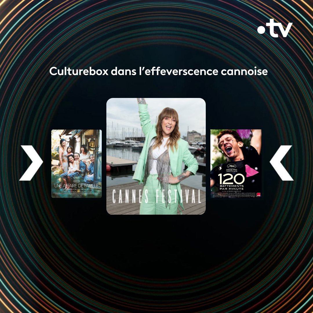 🎬 #Cannes2024 | L’effervescence du Festival comme si vous y étiez avec @ftvculturebox, ça se passe dans “Cannes Festival” ! Avec @Daphne_Burki01, vivez les montées des marches, les conférences de presse, les photocalls de cette 77ème édition.