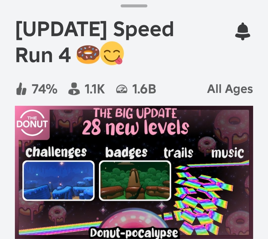 adrienplayz1270's tweet photo. Speedrun 4 finally updated 😯
#roblox #robloxgame #speedrun4 https://t.co/lgXpCAGIcH