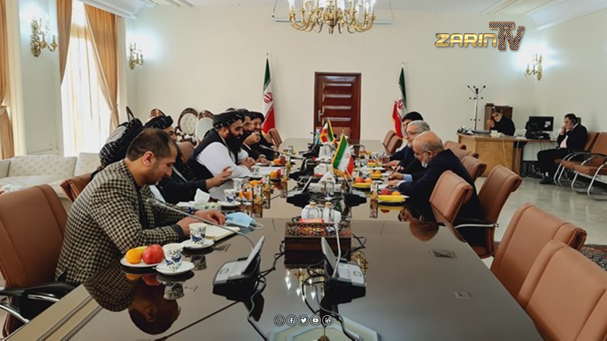 دیدار وزیر خارجه طالبان با نماینده ی ایران در امور افغانستان