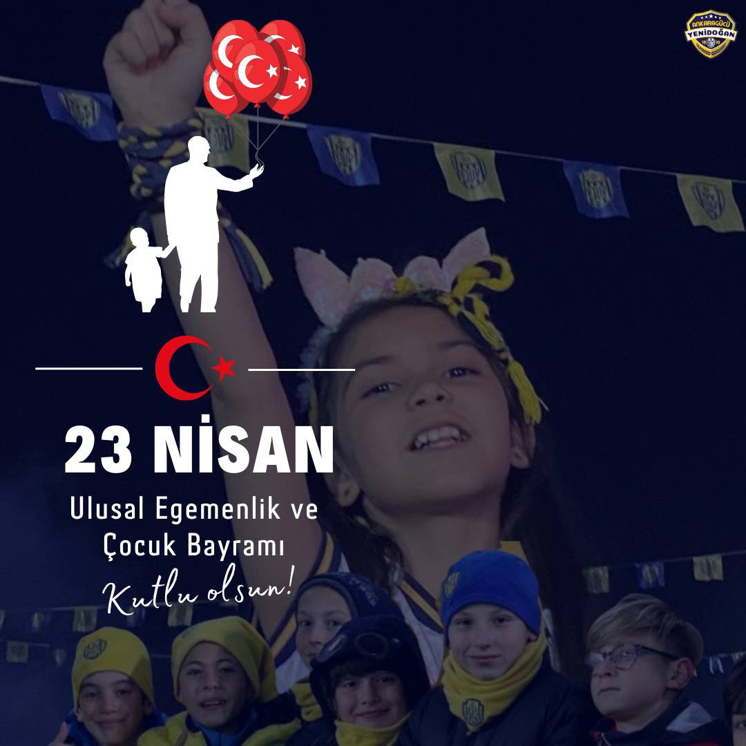 Türkiye Büyük Millet Meclisimizin açılışının 104. yılı ve 23 Nisan Ulusal Egemenlik ve Çocuk Bayramı'mız kutlu olsun. 🇹🇷#23NisanÇocukBayramı