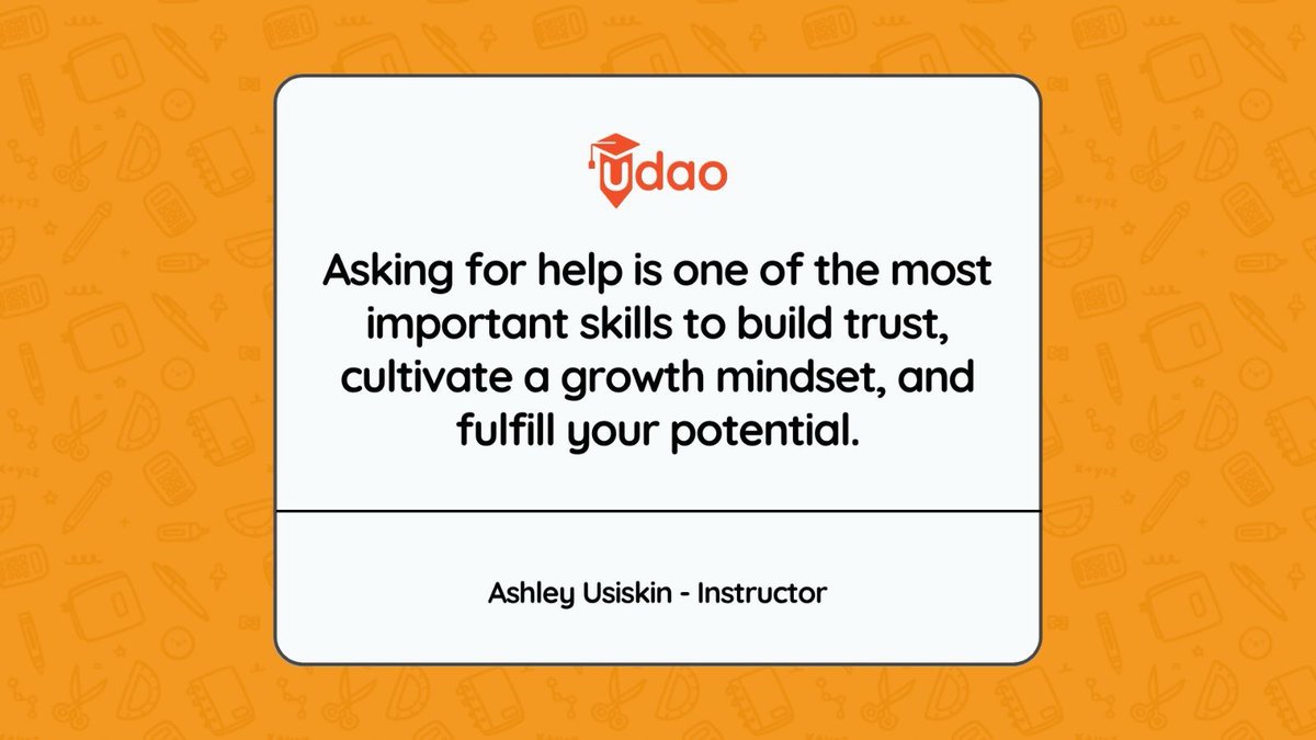 Dare to ask for help. It’s not just a question; it’s a bridge to trust, a seed for growth, and a pathway to realizing your dreams.   Unlock the strength in vulnerability. 👌 #GrowthMindset