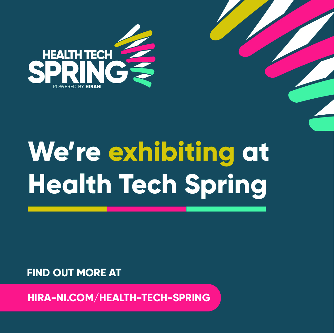 Not only are we speaking at the Health Tech Spring Conference, but we will also have our own exhibit where you can come and check out what we do! Will you be there? #HIRANI #HealthTechSpring #TitanicBelfast