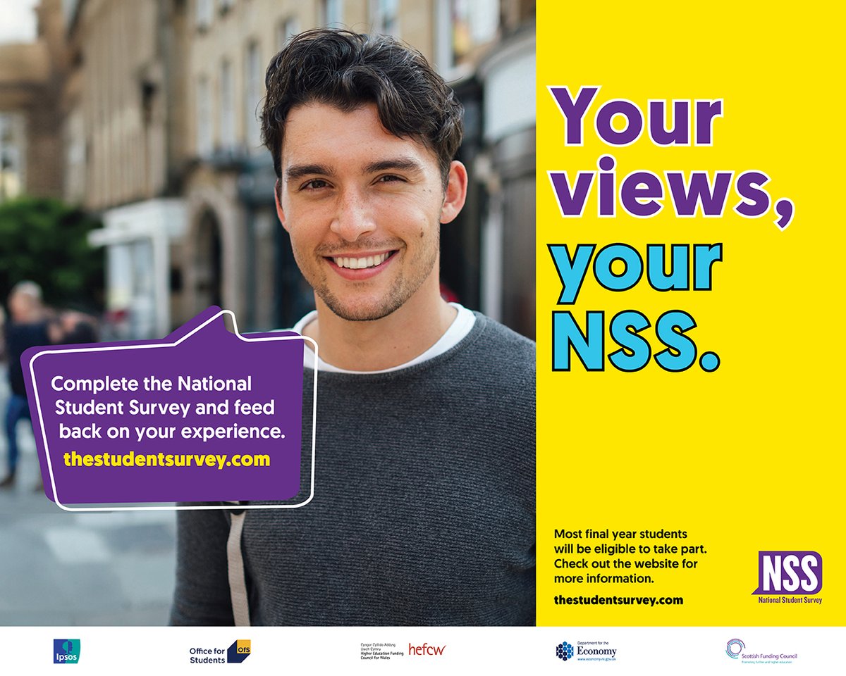 ❗ | There's only a week left before the National Student Survey closes for all final year students!

Have your views heard and help shape the future of Birmingham Newman University.
Visit bit.ly/3JtbSqp to enter 💙 #YourViewsYourNSS