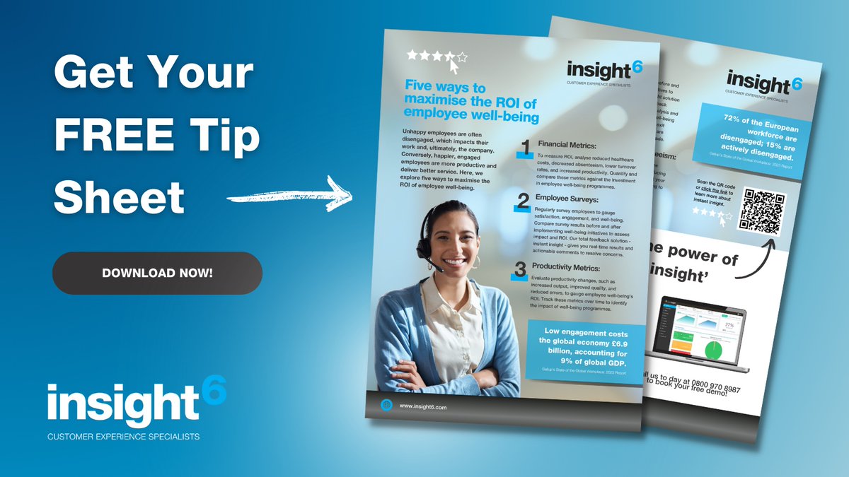 🔼 Elevate your workplace environment this #StressAwarenessMonth! Download our FREE Tip Sheet to boost employee well-being and maximise ROI -bit.ly/49d1VaW.