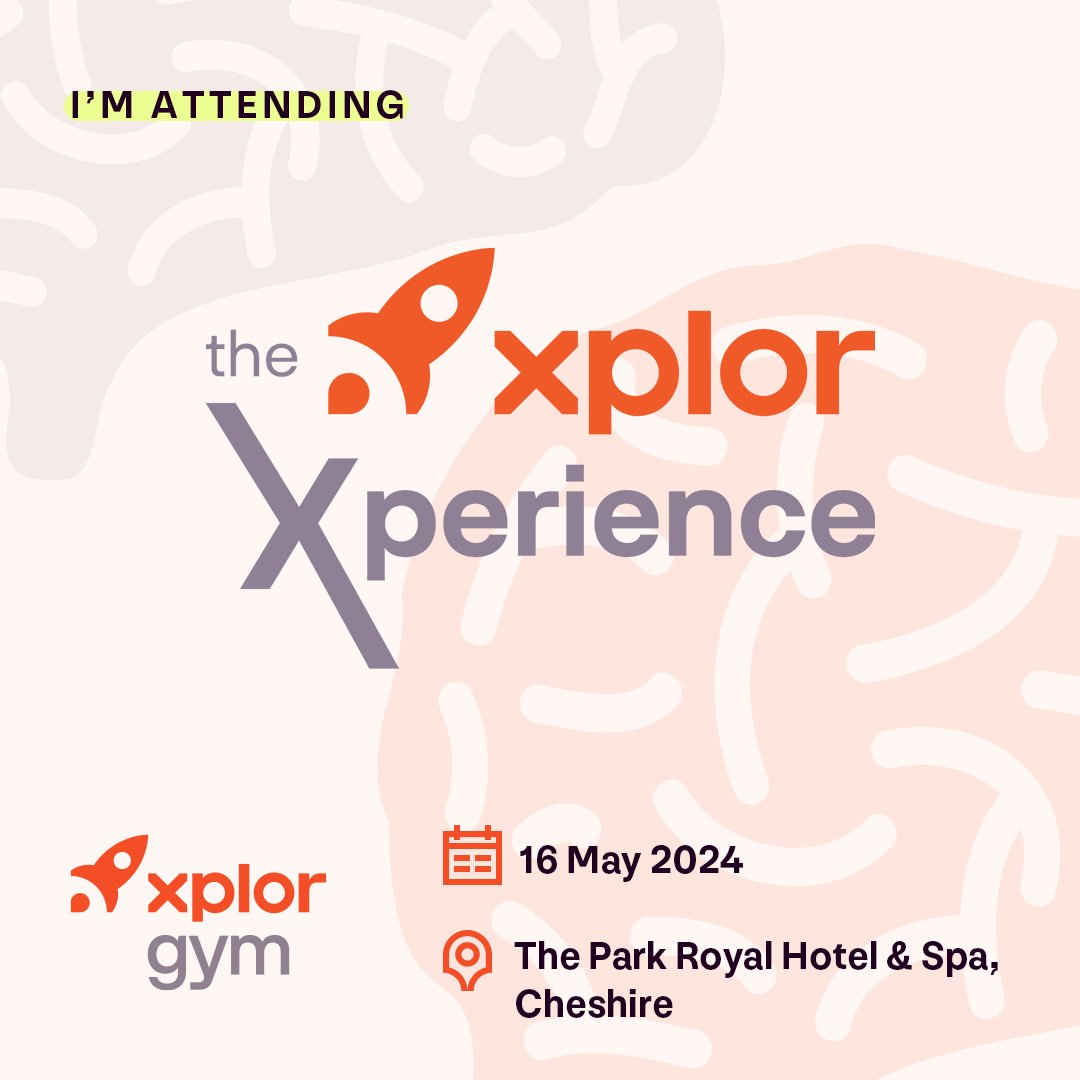 I’m attending #TheXplorXperience on 16 May. Want to join me? This event is complimentary for gym owners and operators.

Taking place in Cheshire, this 1-day event is about psyching you up with learnings to apply to your business and building new connections to strengthen your ...
