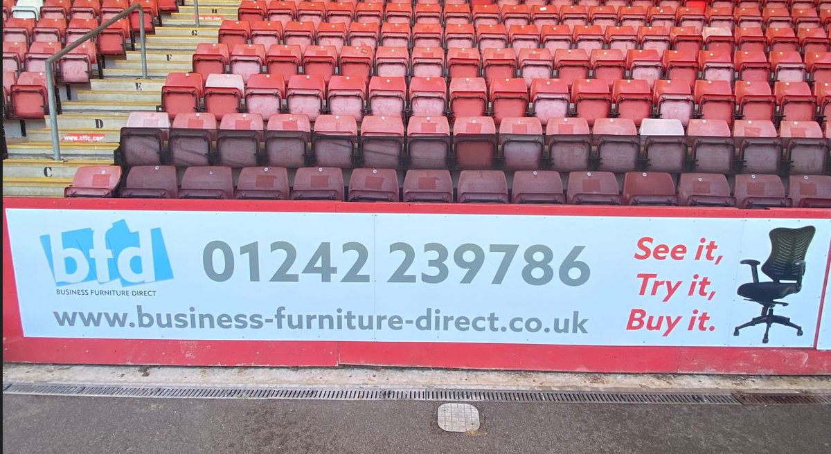 @CTFCofficial vs @theposh

We would like to wish Cheltenham Town FC good luck in their EFL League 1 fixture against Peterborough United, which kicks-off later at 19:45 PM!

#CTFC #OfficeFurniture #changemyoffice #officefurnitureuk #Peterborough