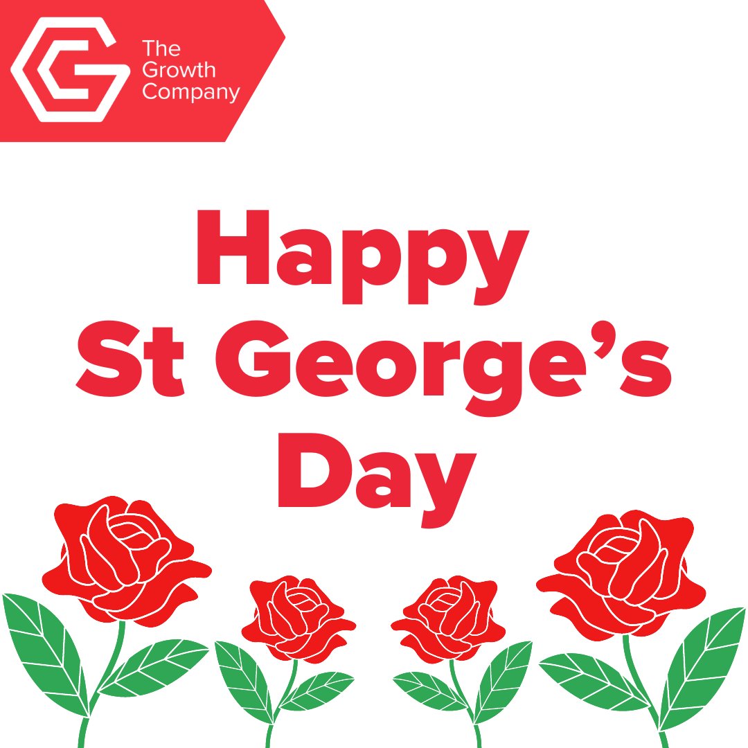 We’d like to wish everyone celebrating a Happy St George’s Day from all of us at the Growth Company! 🌹