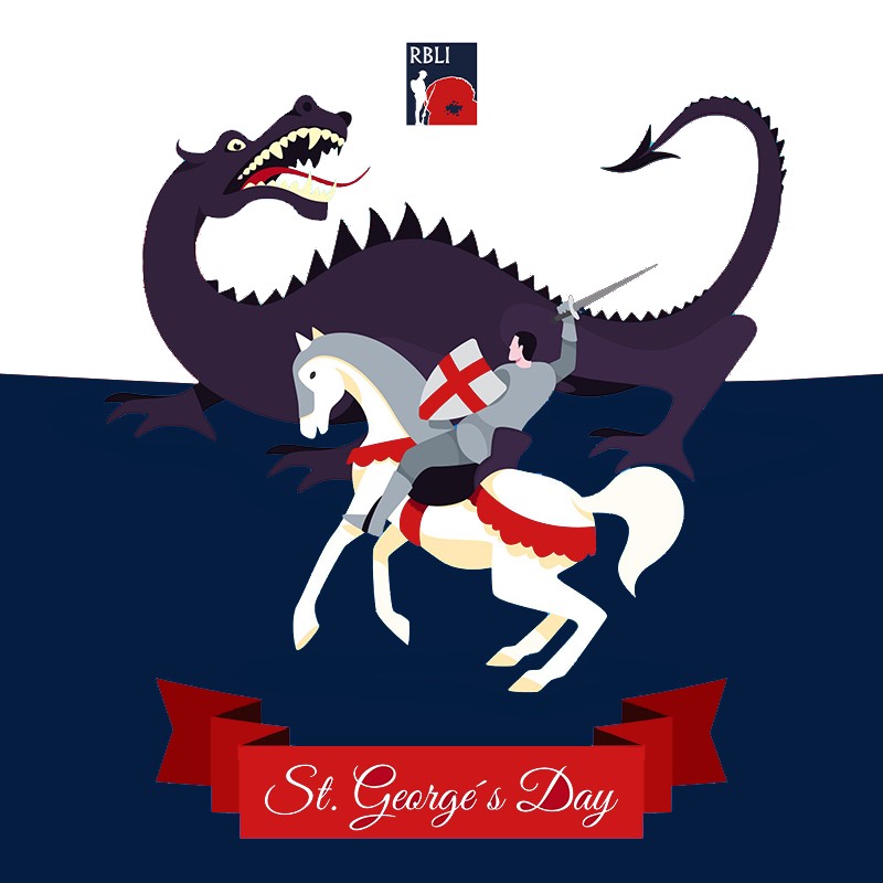 Happy St. George’s Day! ⚔️🐉 The story of the Patron Saint of England has captured our imaginations for hundreds of years, and today is the day to let your English flag fly!