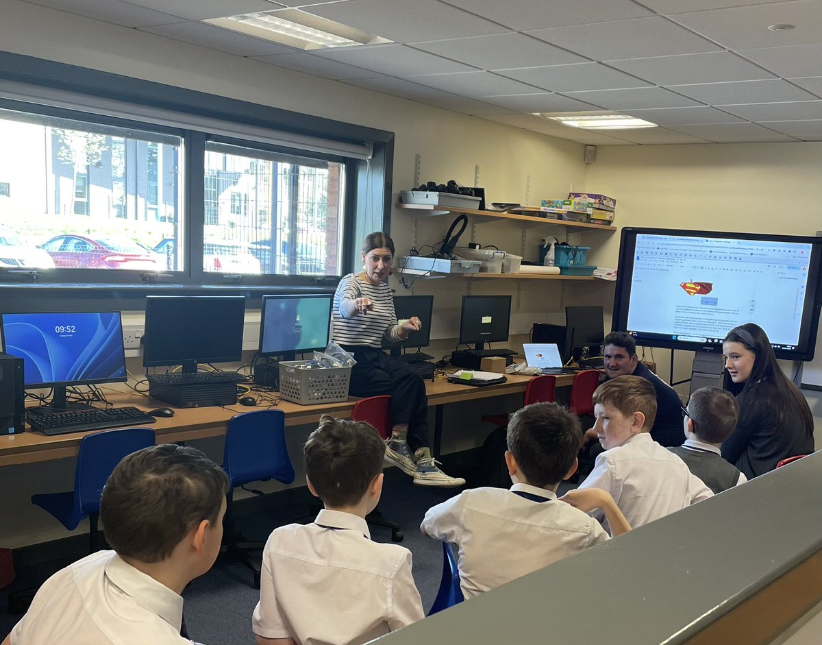 Delighted to have our friends from @texthelp join us in @EducationSLC for 3 days of sharing, learning & fun across our primary and secondary establishments. Kicking off this morning at @stlouiseprimary with the amazing Digital Leaders team #itsslc @SLCDigitalEd @SLCLiteracy