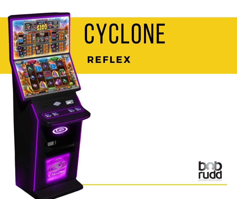 Another addition to our Independent Selection for 2024 is The Cyclone, By Reflex Gaming. If you think a Cyclone would look great your venue, Feel free to reach out to us! bobrudd.co.uk/contact/