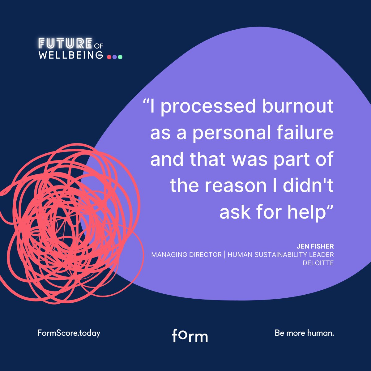 FormScore's tweet image. Episode 10 of the Future of Wellbeing podcast is now out!

Join us as we sit down with the amazing Jen Fisher. 

A bit of this and a bit of that...

Red velvet cupcakes, burnout, rest, being human, cancer, adding &apos;Wellbeing&apos; to the &apos;Leadership tinyurl.com/2d9ovhxa[...]