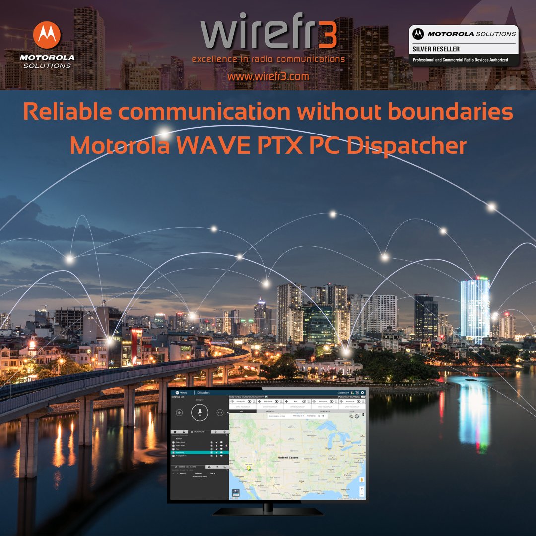 Empower your workforce with reliable communication tools - explore <a href="/MotoSolutions/">Motorola Solutions</a> #WAVEPTX PC Dispatcher for your business.

Discover more ⏩ ptxwave.com/products/wave-…

#twowayradio #GroupCommunication @veoliaUK