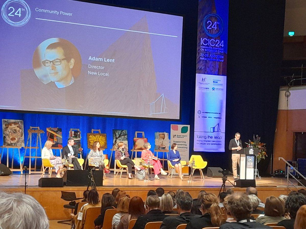 At #ICIC24 Adam Lent highlighting the untapped potential in #communities.  People live in communities, not in services. Giving them an equal seat at decision making tables would be a game changer.